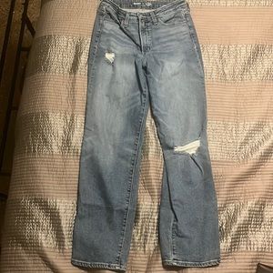 High rise jeans